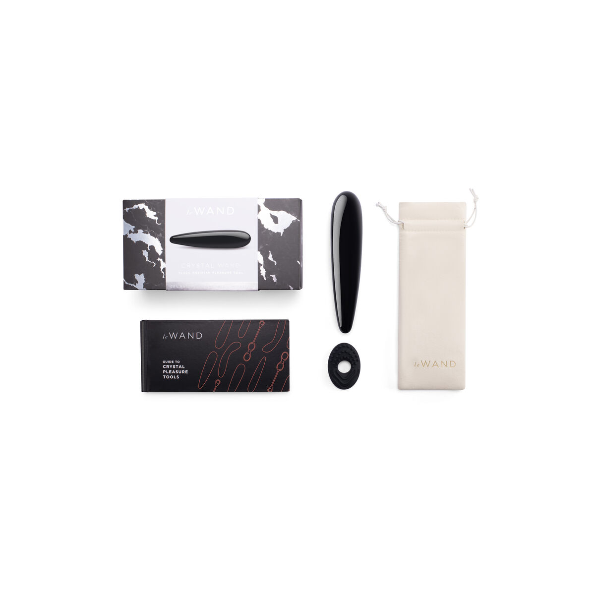 Vibromasseur à boules Le Wand Crystal Noir